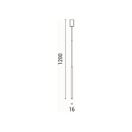  Κρεμαστό φωτιστικό οροφής LED LED/3W/230V 3000K διάμετρος 6 cm