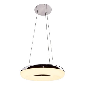  Κρεμαστό φωτιστικό οροφής LED LED/40W/230V 3000K διάμετρος 40 cm γυαλιστερό χρώμιο