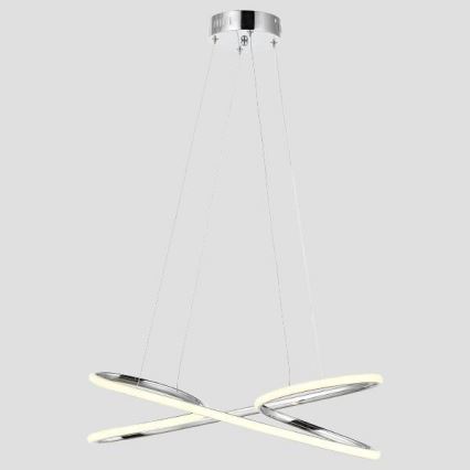  Κρεμαστό φωτιστικό οροφής LED LED/40W/230V 4000K γυαλιστερό χρώμιο
