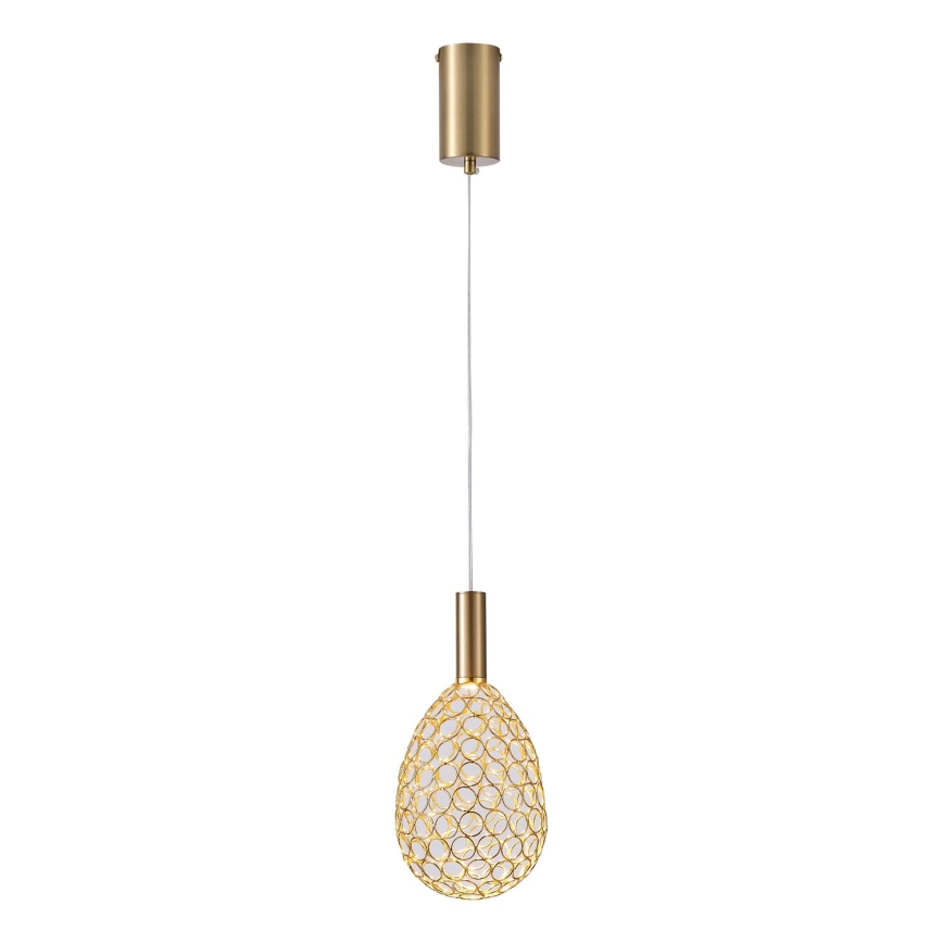  Κρεμαστό φωτιστικό οροφής LED LED/6,3W/230V 3000K χρυσό διάμετρος 14 cm