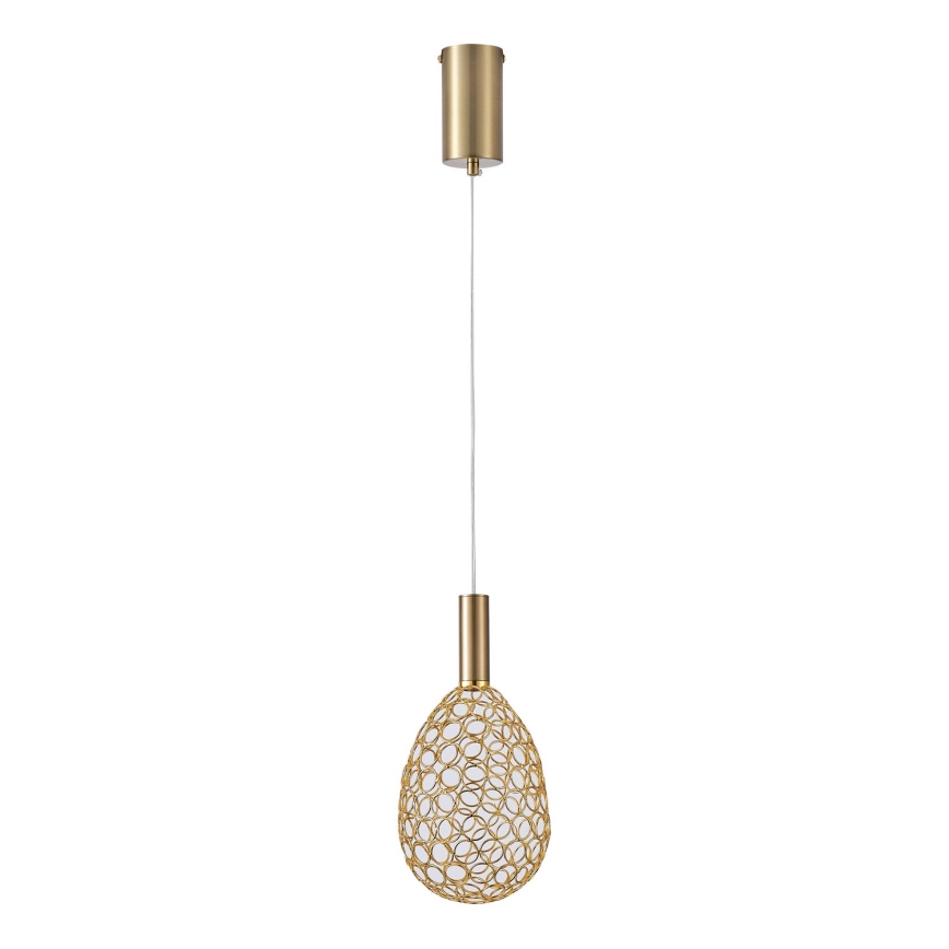  Κρεμαστό φωτιστικό οροφής LED LED/6,3W/230V 3000K χρυσό διάμετρος 14 cm