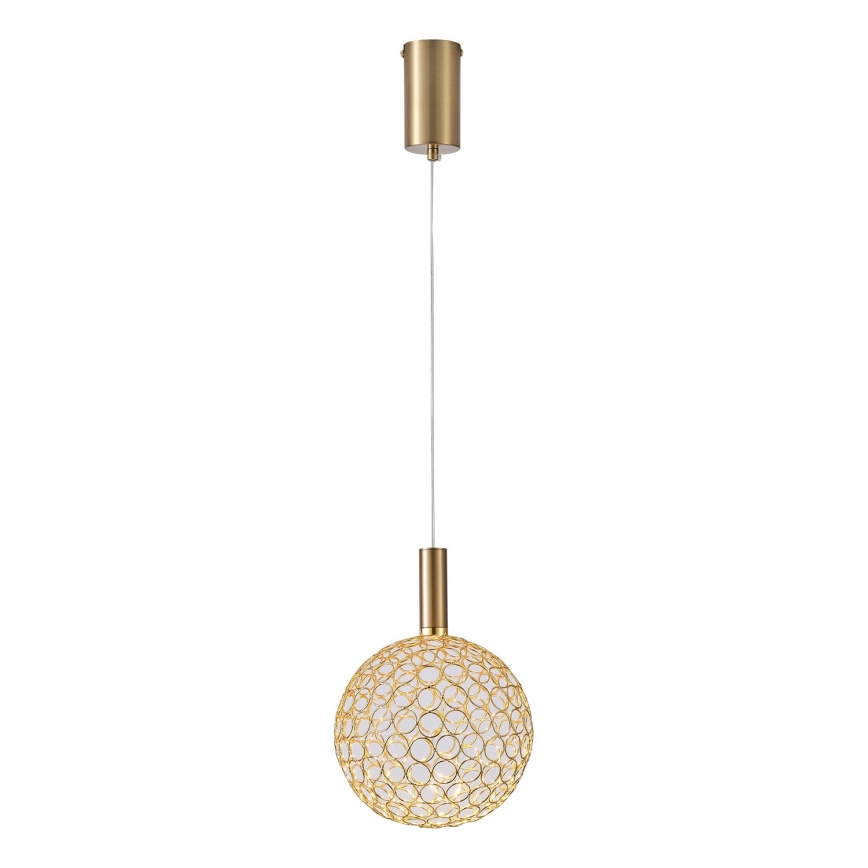  Κρεμαστό φωτιστικό οροφής LED LED/6,3W/230V 3000K χρυσό διάμετρος 20 cm