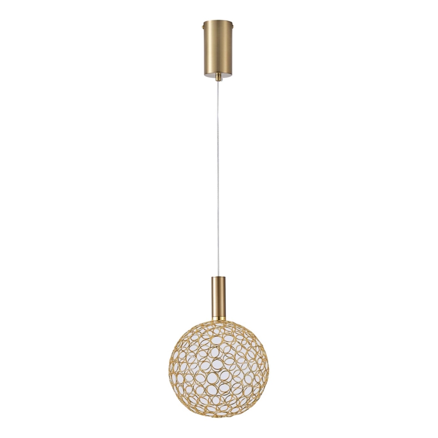  Κρεμαστό φωτιστικό οροφής LED LED/6,3W/230V 3000K χρυσό διάμετρος 20 cm
