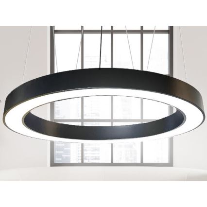  Κρεμαστό φωτιστικό οροφής LED LED/60W/230V 4000K διάμετρος 120 cm μαύρο