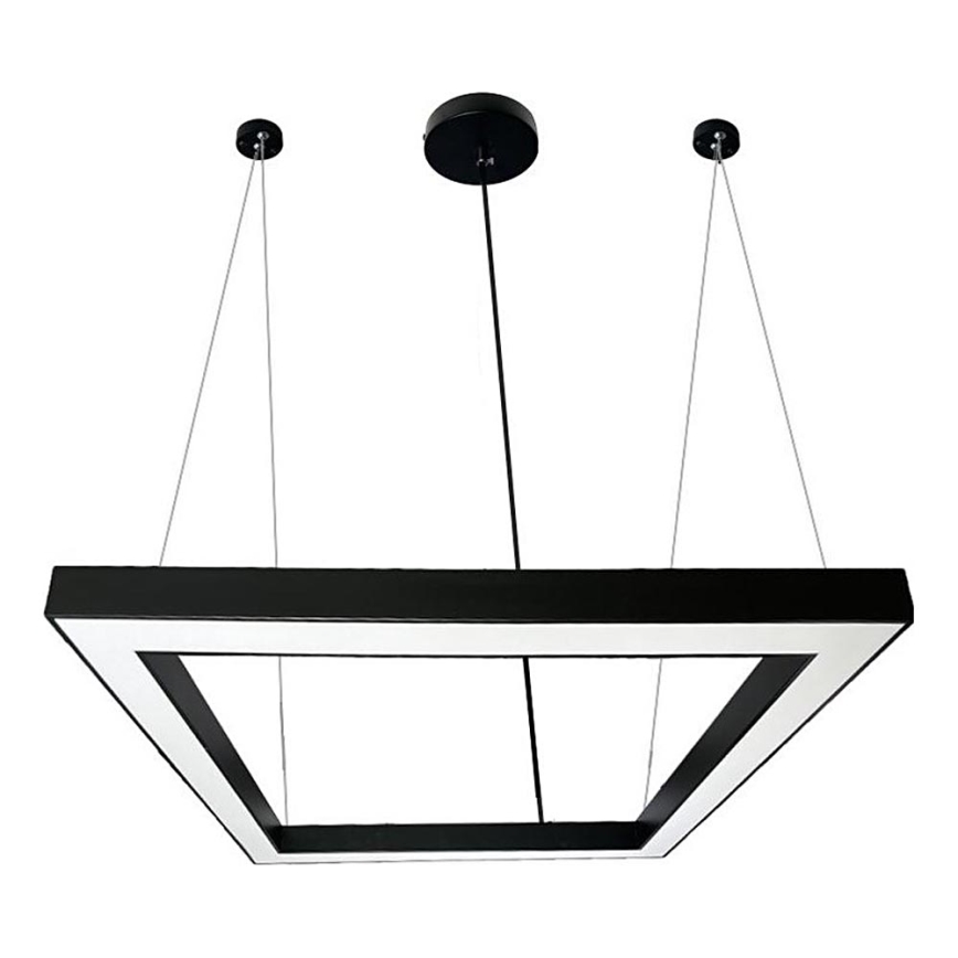  Κρεμαστό φωτιστικό οροφής LED LED/80W/230V 4000K 120x120 cm μαύρο
