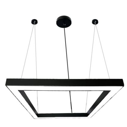  Κρεμαστό φωτιστικό οροφής LED LED/80W/230V 4000K 120x120 cm μαύρο