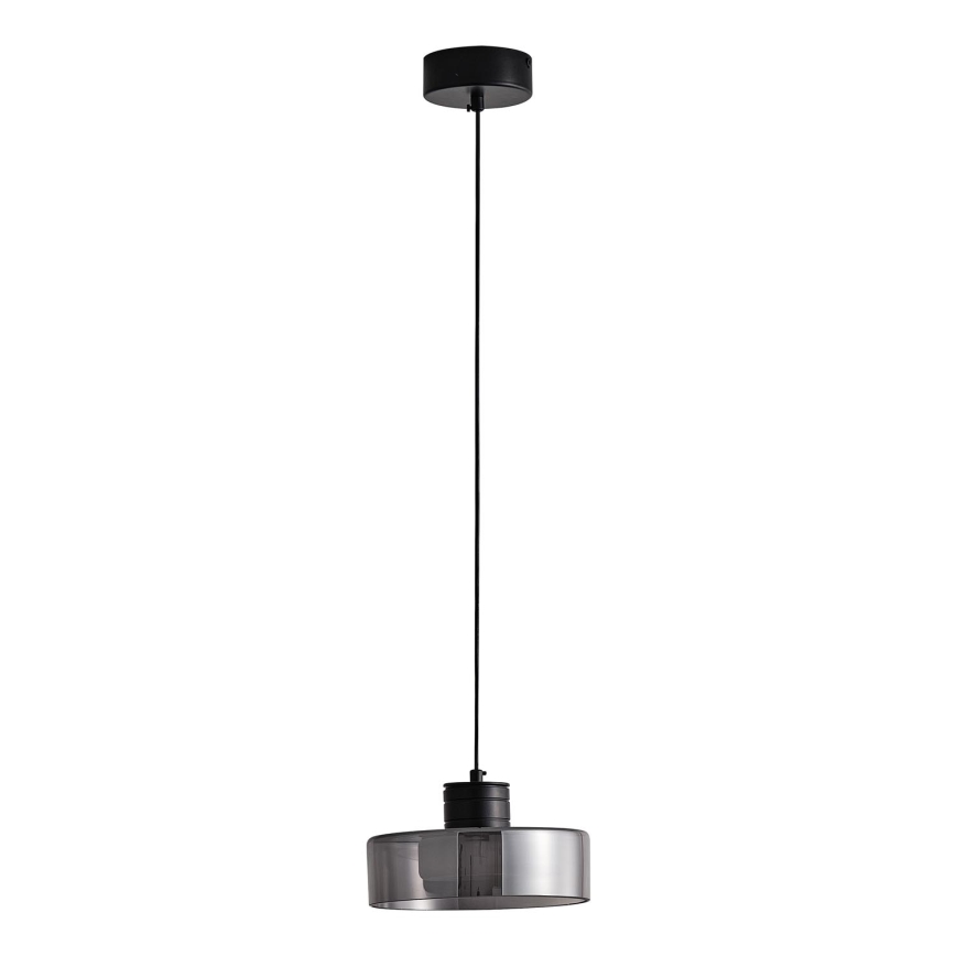  Κρεμαστό φωτιστικό οροφής LED LED/8W/230V 3000K μαύρο/φιμέ pr. 20 cm