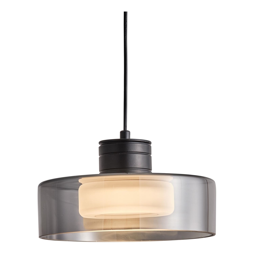 Κρεμαστό φωτιστικό οροφής LED LED/8W/230V 3000K μαύρο/φιμέ pr. 20 cm