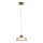  Κρεμαστό φωτιστικό οροφής LED LED/8W/230V 3000K χρυσό/διαφανές pr. 20 cm