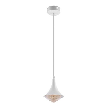  Κρεμαστό φωτιστικό οροφής LED LED/9W/230V διάμετρος 14 cm λευκό