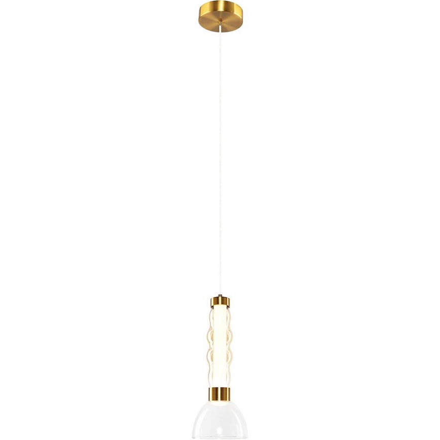  Κρεμαστό φωτιστικό οροφής LED LUCCO LED/13W/230V διάμετρος 15 cm χρυσό