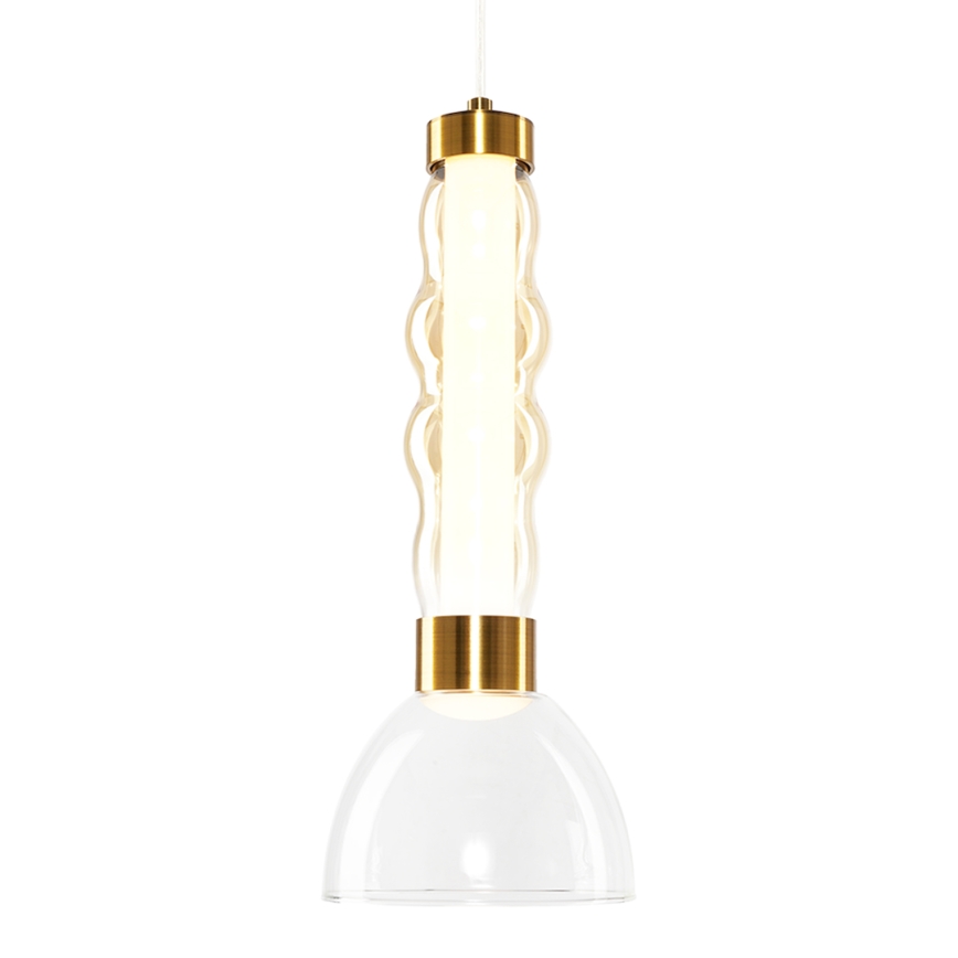  Κρεμαστό φωτιστικό οροφής LED LUCCO LED/13W/230V διάμετρος 15 cm χρυσό