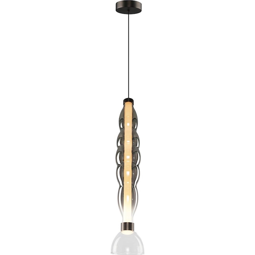  Κρεμαστό φωτιστικό οροφής LED LUCCO LED/18W/230V διάμετρος 15 cm φιμέ