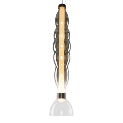  Κρεμαστό φωτιστικό οροφής LED LUCCO LED/18W/230V διάμετρος 15 cm φιμέ