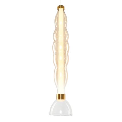  Κρεμαστό φωτιστικό οροφής LED LUCCO LED/18W/230V διάμετρος 15 cm χρυσό