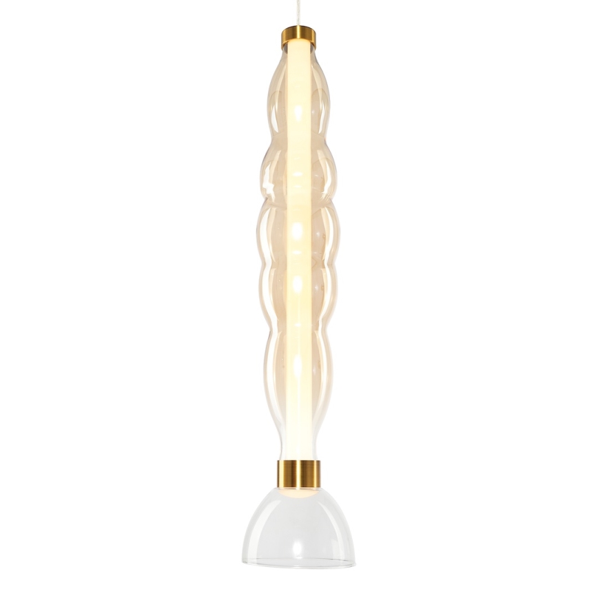  Κρεμαστό φωτιστικό οροφής LED LUCCO LED/18W/230V διάμετρος 15 cm χρυσό