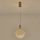  Κρεμαστό φωτιστικό οροφής LED PERFORATO LED/6,3W/230V 3000K χρυσό διάμετρος 20 cm