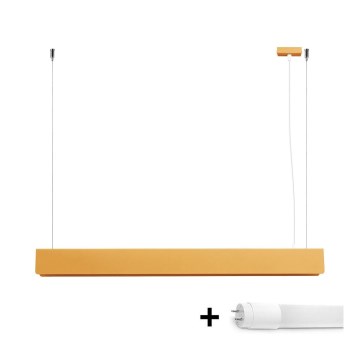  Κρεμαστό φωτιστικό οροφής LED SPARK 1xG13/8,5W/230V χρυσαφί