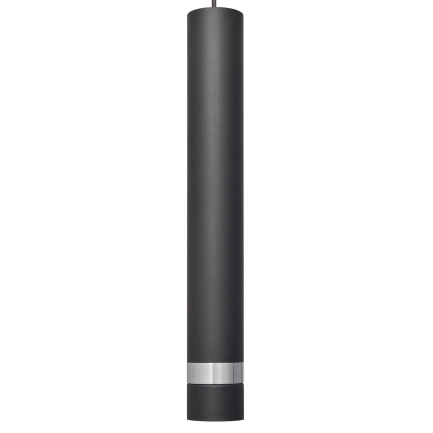  Κρεμαστό φωτιστικό οροφής LED TUBA 1xGU10/4,8W/230V μαύρο/γυαλιστερό χρώμιο