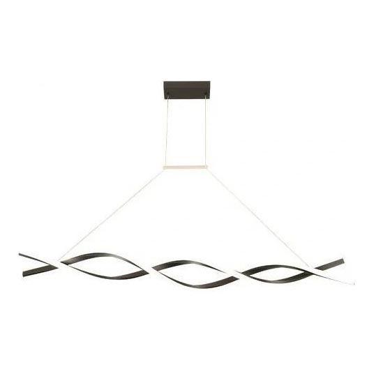  Κρεμαστό φωτιστικό οροφής LED TWIST LED/37W/230V 4000K 120 cm μαύρο