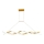 Κρεμαστό φωτιστικό οροφής LED TWIST LED/37W/230V 4000K 120 cm χρυσό