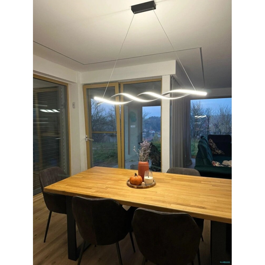  Κρεμαστό φωτιστικό οροφής LED TWIST LED/37W/230V 4000K 120 cm χρυσό
