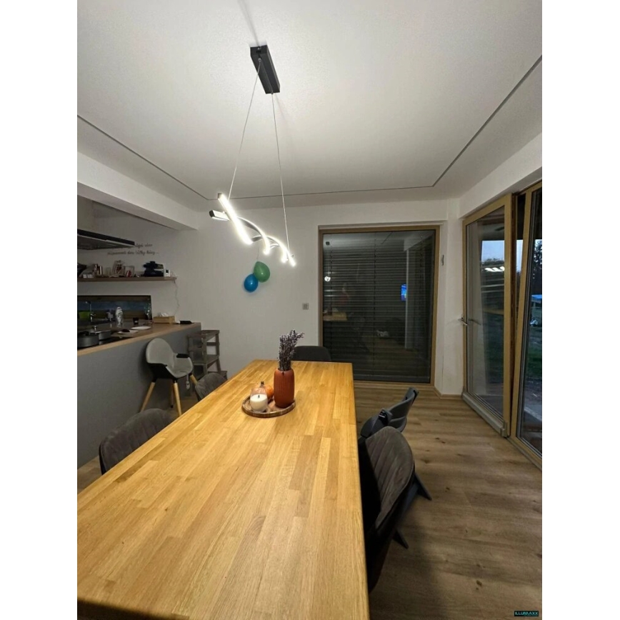  Κρεμαστό φωτιστικό οροφής LED TWIST LED/37W/230V 4000K 120 cm χρυσό