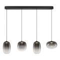  Κρεμαστό φωτιστικό οροφής LED VASO LED/15W/230V μαύρο/φιμέ