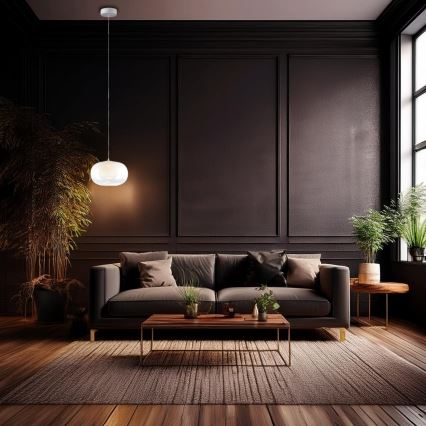  Κρεμαστό φωτιστικό οροφής LED VASO LED/4W/230V διάμετρος 18 cm λευκό