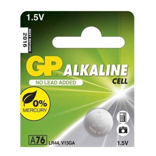 1 τμχ Αλκαλική μπαταρία κουμπί LR44 GP ALKALINE 1,5V