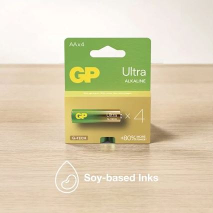 2 τμχ Αλκαλική μπαταρία C GP ULTRA 1,5V
