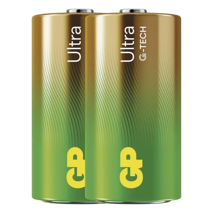 2 τμχ Αλκαλική μπαταρία C GP ULTRA 1,5V