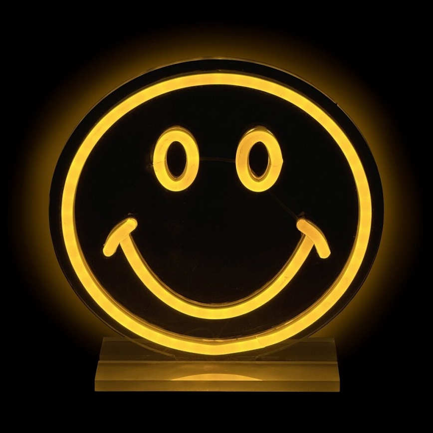 2Kids Toys - LED Neon επιτραπέζιο διακοσμητικό LED/5W/USB smiley
