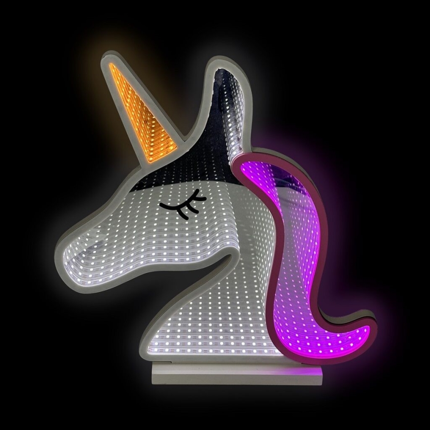 2Kids Toys - LED Neon επιτραπέζιο διακοσμητικό LED/5W/USB μονόκερος