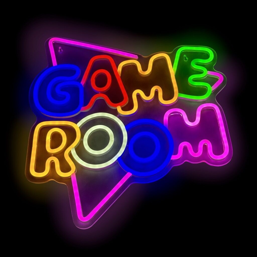 2Kids Toys - LED Διακοσμητικό φωτιστικό τοίχου Neon LED/5W/USB game room