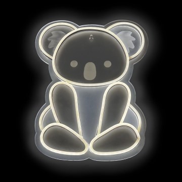 2Kids Toys - LED Διακοσμητικό φωτιστικό τοίχου Neon LED/5W/USB κοάλα