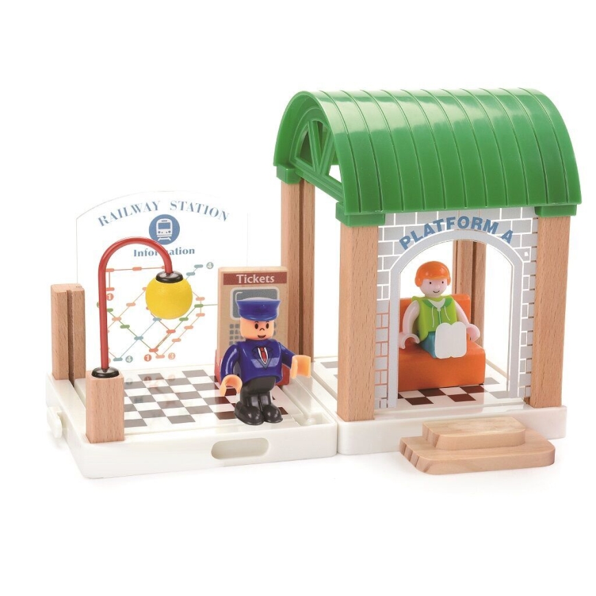 2Kids Toys - Σιδηροδρομική πίστα Πόλη και Χωριό, 200 τεμάχια