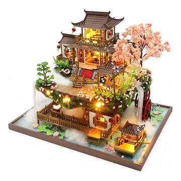 2Kids Toys - Μινιατούρα κουκλόσπιτο Fairytale villa 2xAAA