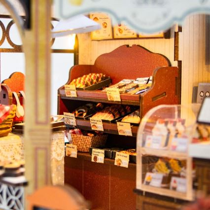 2Kids Toys - Μινιατούρα κουκλόσπιτο Julia's bakery 2xAAA