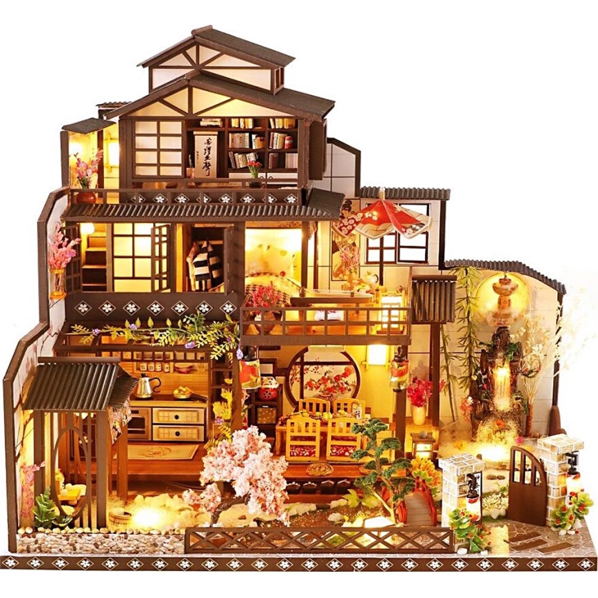2Kids Toys - Μινιατούρα κουκλόσπιτο Lavish sakura villa 2xAAA