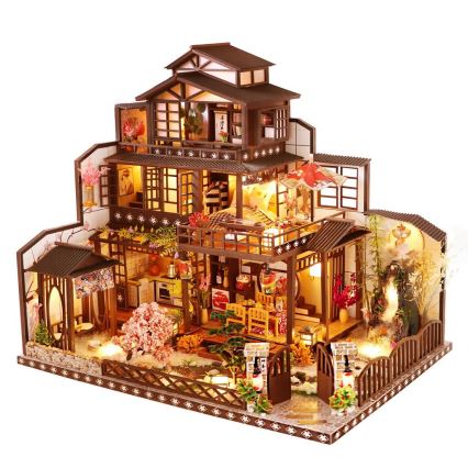 2Kids Toys - Μινιατούρα κουκλόσπιτο Lavish sakura villa 2xAAA