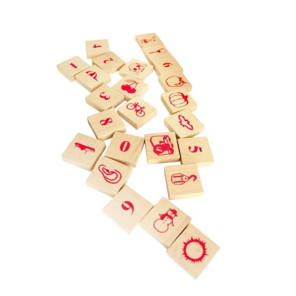 2Kids Toys - Ξύλινα τουβλάκια φυσικού χρώματος, 220 τεμ.
