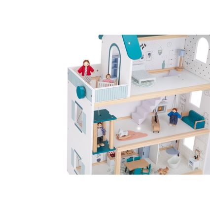 2Kids Toys - Ξύλινο κουκλόσπιτο Barbora