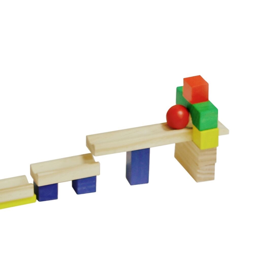 2Kids Toys - Ξύλινο πολύχρωμο ντόμινο, σετ 800 τεμαχίων