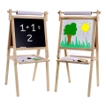 2Kids Toys - Ξύλινος πίνακας μαγνητικός / μαυροπίνακας διπλής όψης