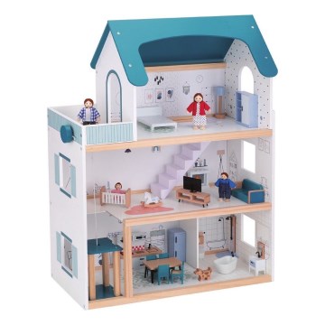 2Kids Toys - Ξύλινο κουκλόσπιτο Barbora
