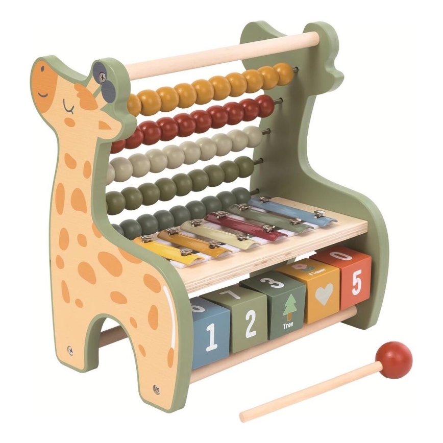 2Kids Toys - Ξύλινος πολυλειτουργικός άβακας Giraffe
