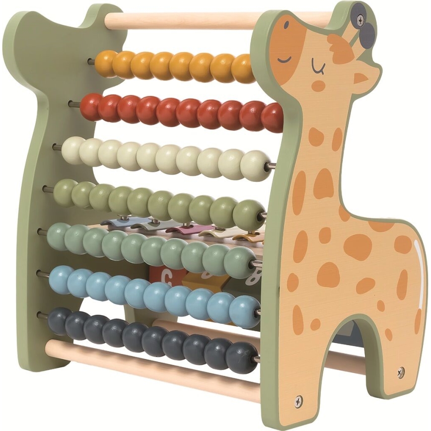 2Kids Toys - Ξύλινος πολυλειτουργικός άβακας Giraffe