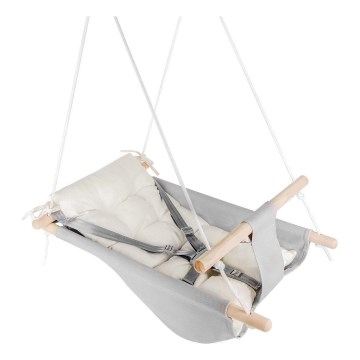 2Kids Toys - Παιδική κούνια από ύφασμα για τα πιο μικρά παιδιά γκρι