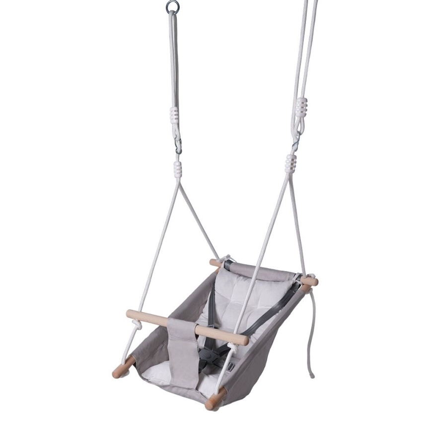 2Kids Toys - Παιδική κούνια από ύφασμα για τα πιο μικρά παιδιά γκρι